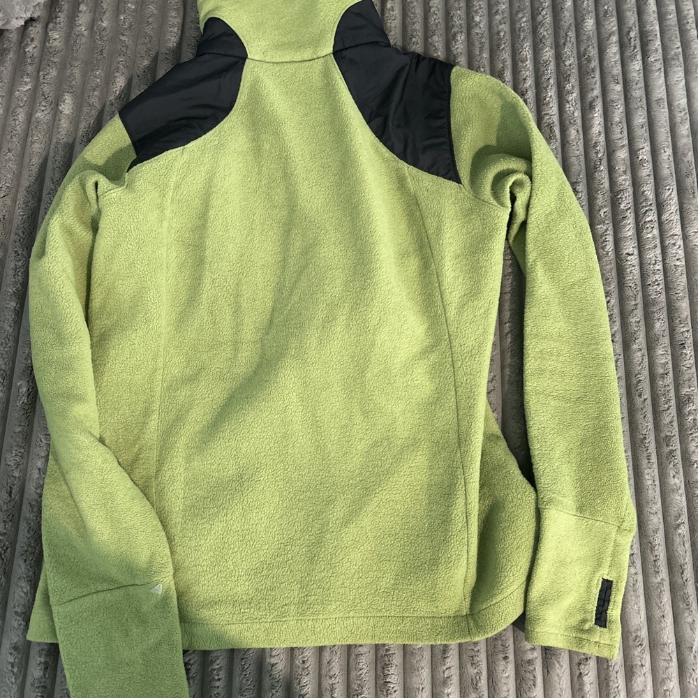Columbia Sportswear Women Olive Green Full Zip Fleece Sweater Jacket Size M - Picture 6 of 6